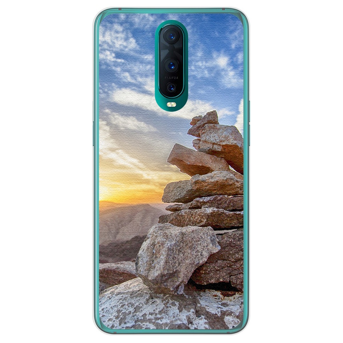 Funda Gel Tpu para Oppo RX17 Pro diseño Sunset Dibujos