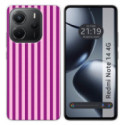 Funda Silicona para Xiaomi Redmi Note 14 4G diseño Lines 01 Dibujos