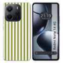 Funda Silicona para Xiaomi Redmi Note 14 4G diseño Lines 02 Dibujos