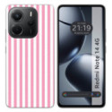 Funda Silicona para Xiaomi Redmi Note 14 4G diseño Lines 03 Dibujos