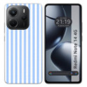 Funda Silicona para Xiaomi Redmi Note 14 4G diseño Lines 04 Dibujos