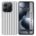 Funda Silicona para Xiaomi Redmi Note 14 4G diseño Lines 06 Dibujos