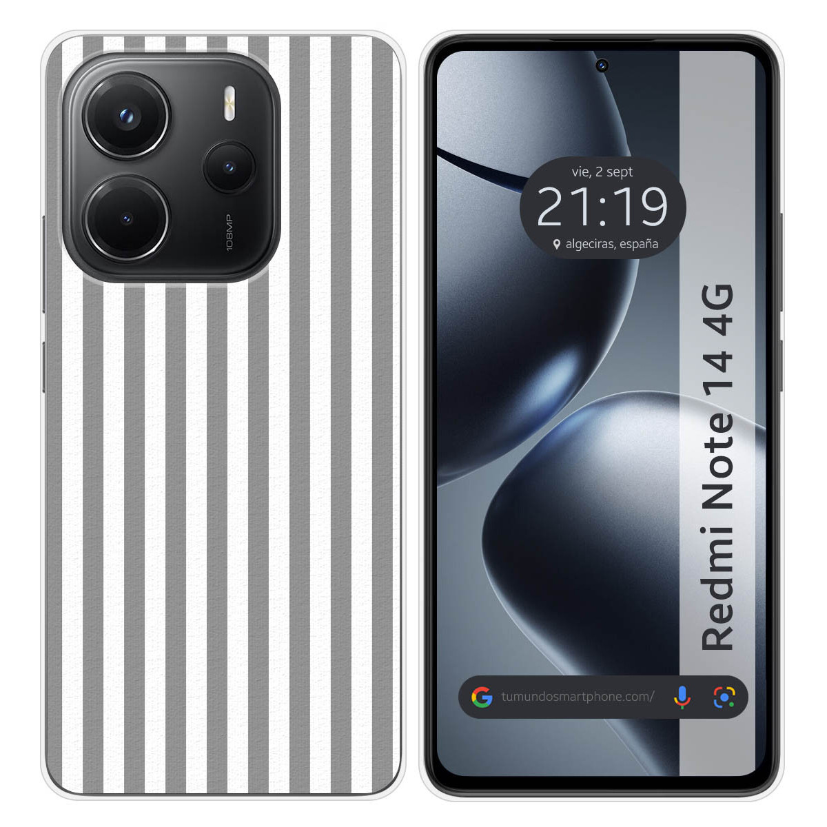 Funda Silicona para Xiaomi Redmi Note 14 4G...