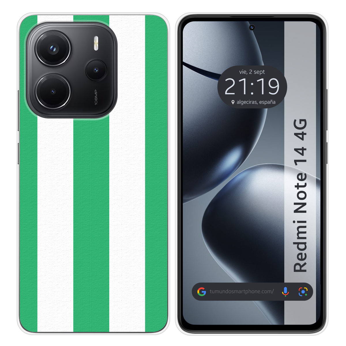 Funda Silicona para Xiaomi Redmi Note 14 4G...