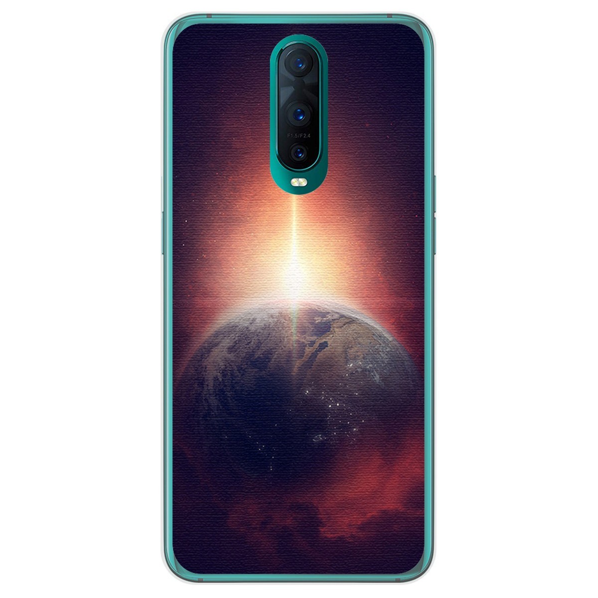 Funda Gel Tpu para Oppo RX17 Pro diseño Tierra Dibujos