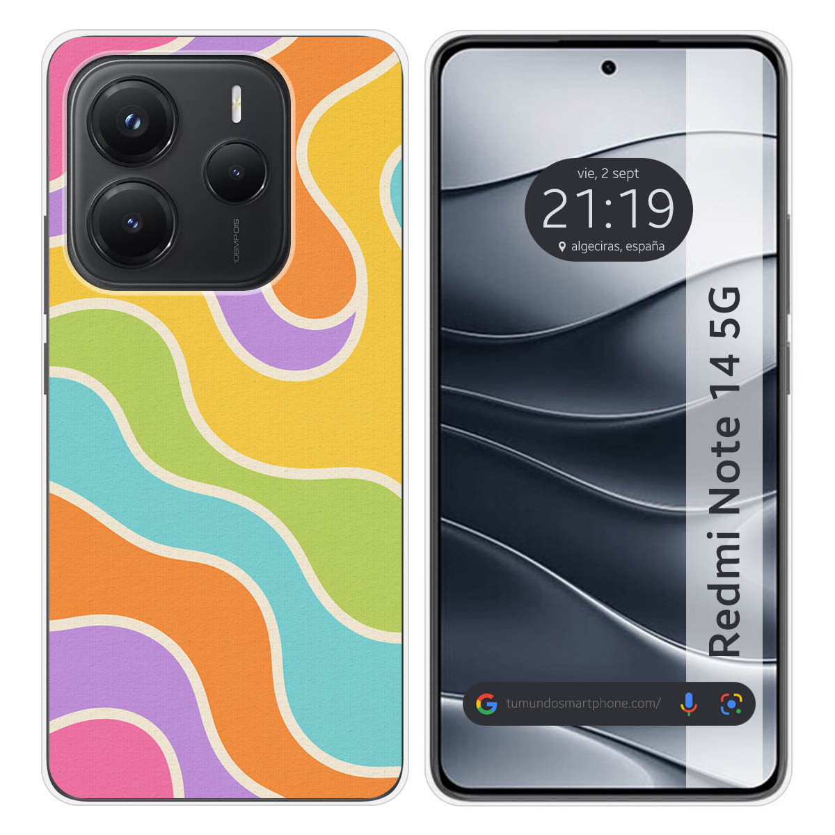 Funda Silicona para Xiaomi Redmi Note 14 5G...