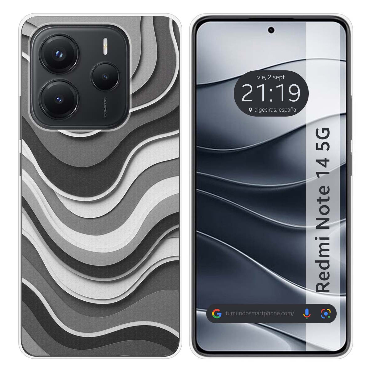 Funda Silicona para Xiaomi Redmi Note 14 5G...