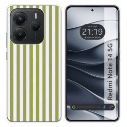 Funda Silicona para Xiaomi Redmi Note 14 5G diseño Lines...
