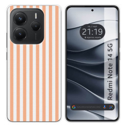 Funda Silicona para Xiaomi Redmi Note 14 5G diseño Lines...
