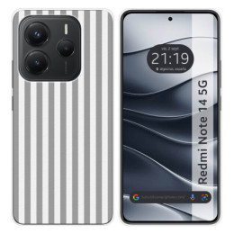 Funda Silicona para Xiaomi Redmi Note 14 5G diseño Lines...