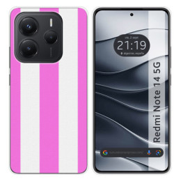 Funda Silicona para Xiaomi Redmi Note 14 5G diseño Lines...