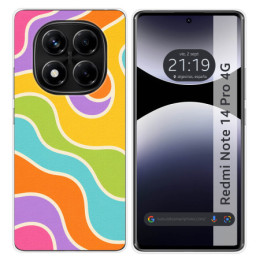 Funda Silicona para Xiaomi Redmi Note 14 Pro 4G diseño...