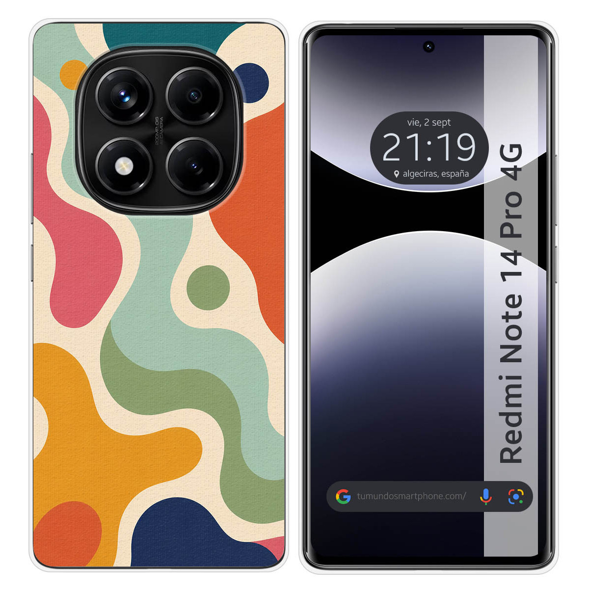 Funda Silicona para Xiaomi Redmi Note 14 Pro 4G...