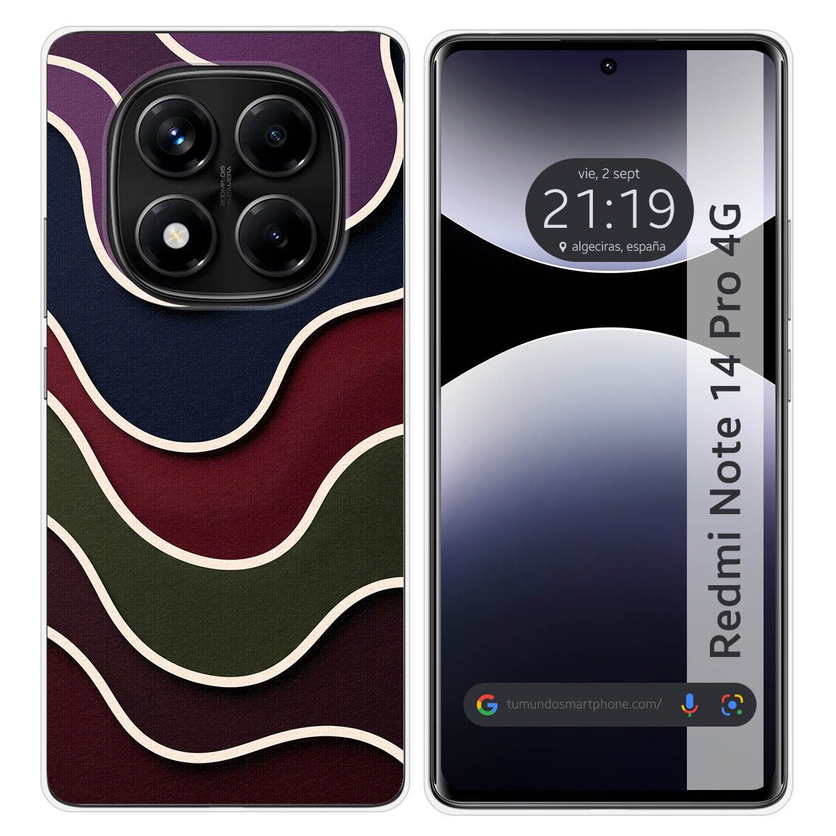 Funda Silicona para Xiaomi Redmi Note 14 Pro 4G...