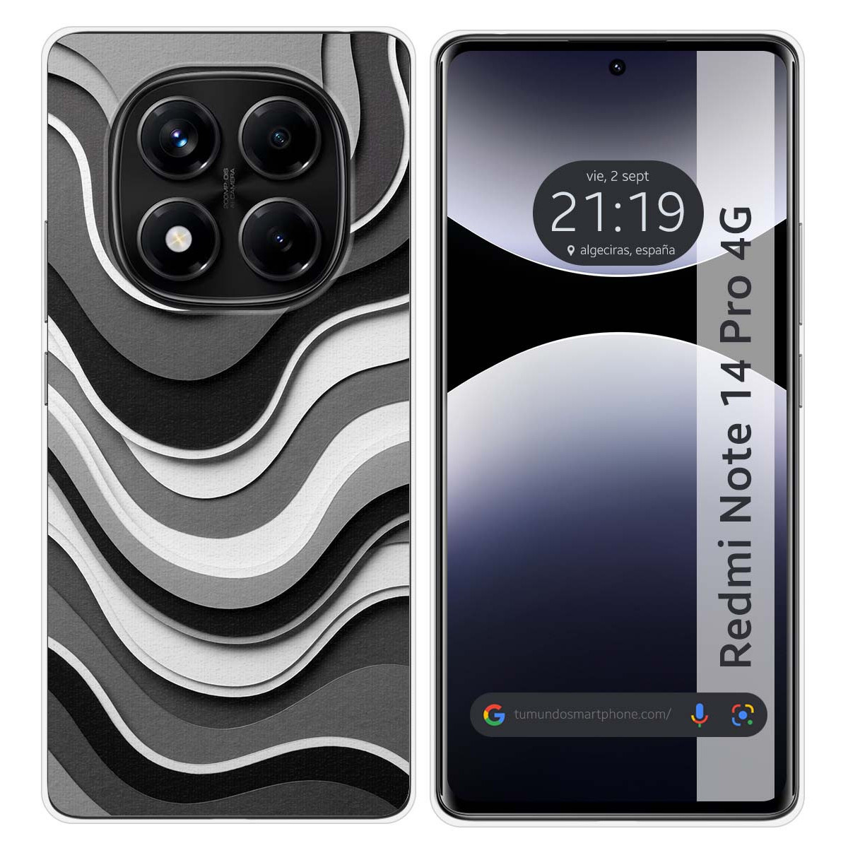 Funda Silicona para Xiaomi Redmi Note 14 Pro 4G...