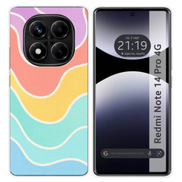 Funda Silicona para Xiaomi Redmi Note 14 Pro 4G diseño...