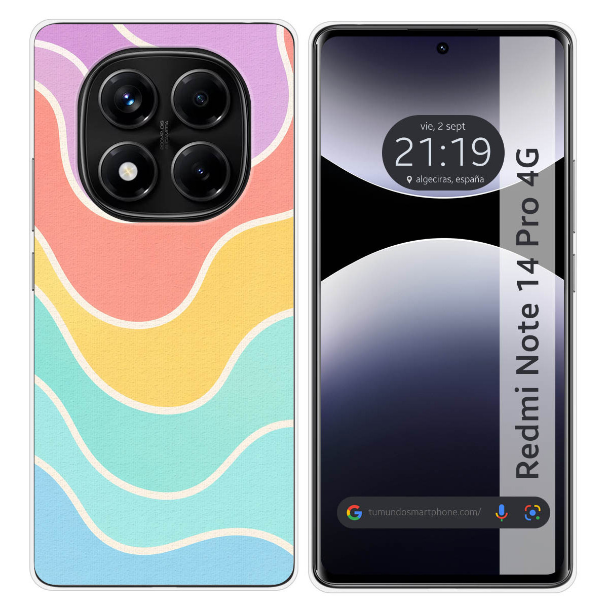 Funda Silicona para Xiaomi Redmi Note 14 Pro 4G...