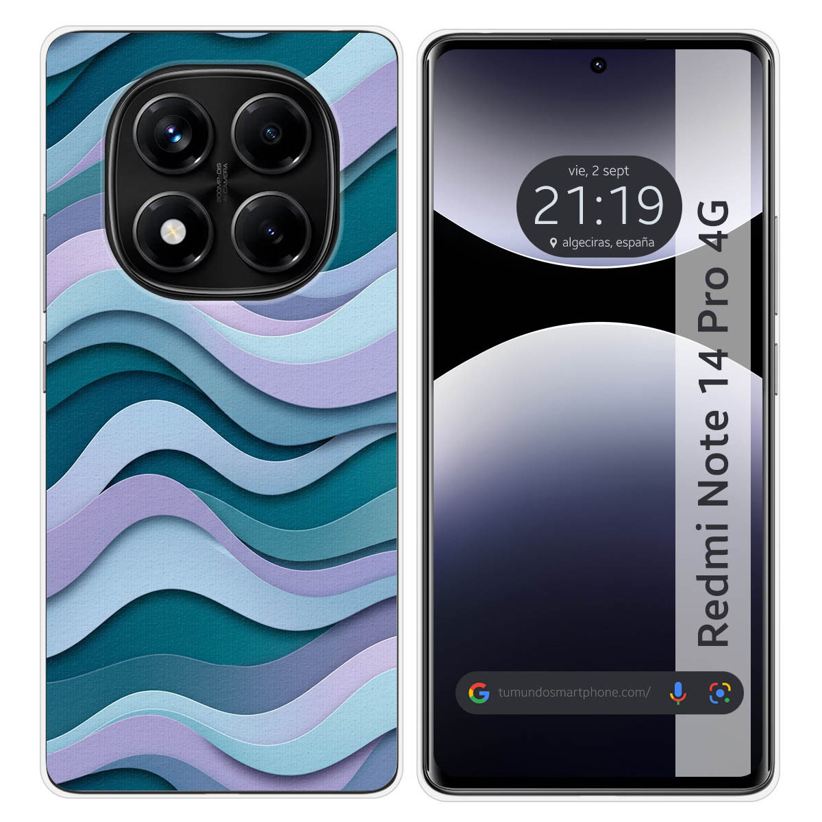 Funda Silicona para Xiaomi Redmi Note 14 Pro 4G...
