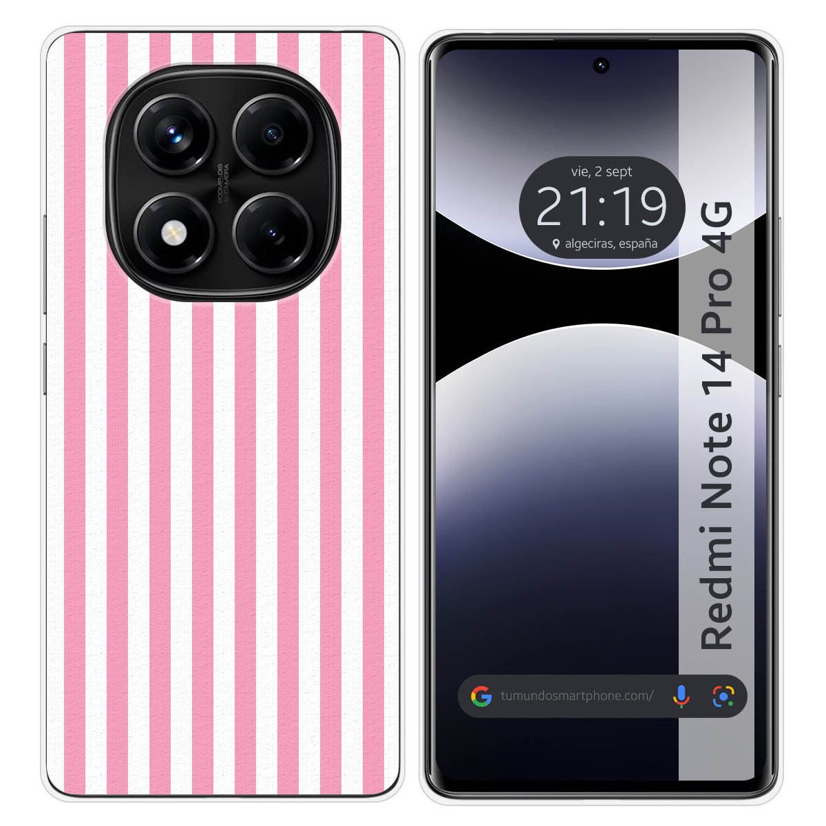 Funda Silicona para Xiaomi Redmi Note 14 Pro 4G...