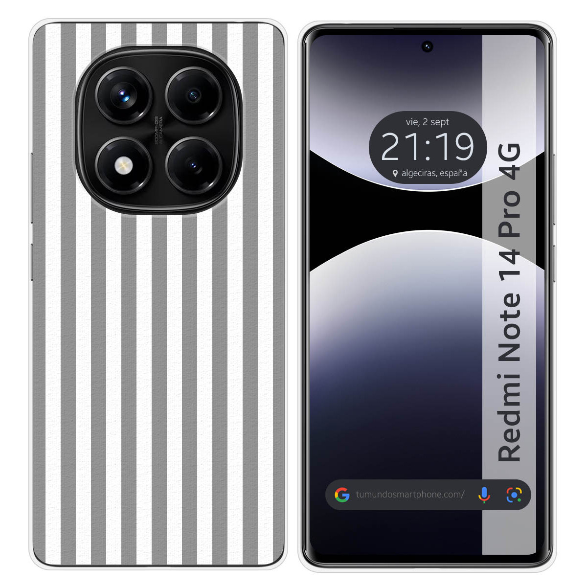 Funda Silicona para Xiaomi Redmi Note 14 Pro 4G...