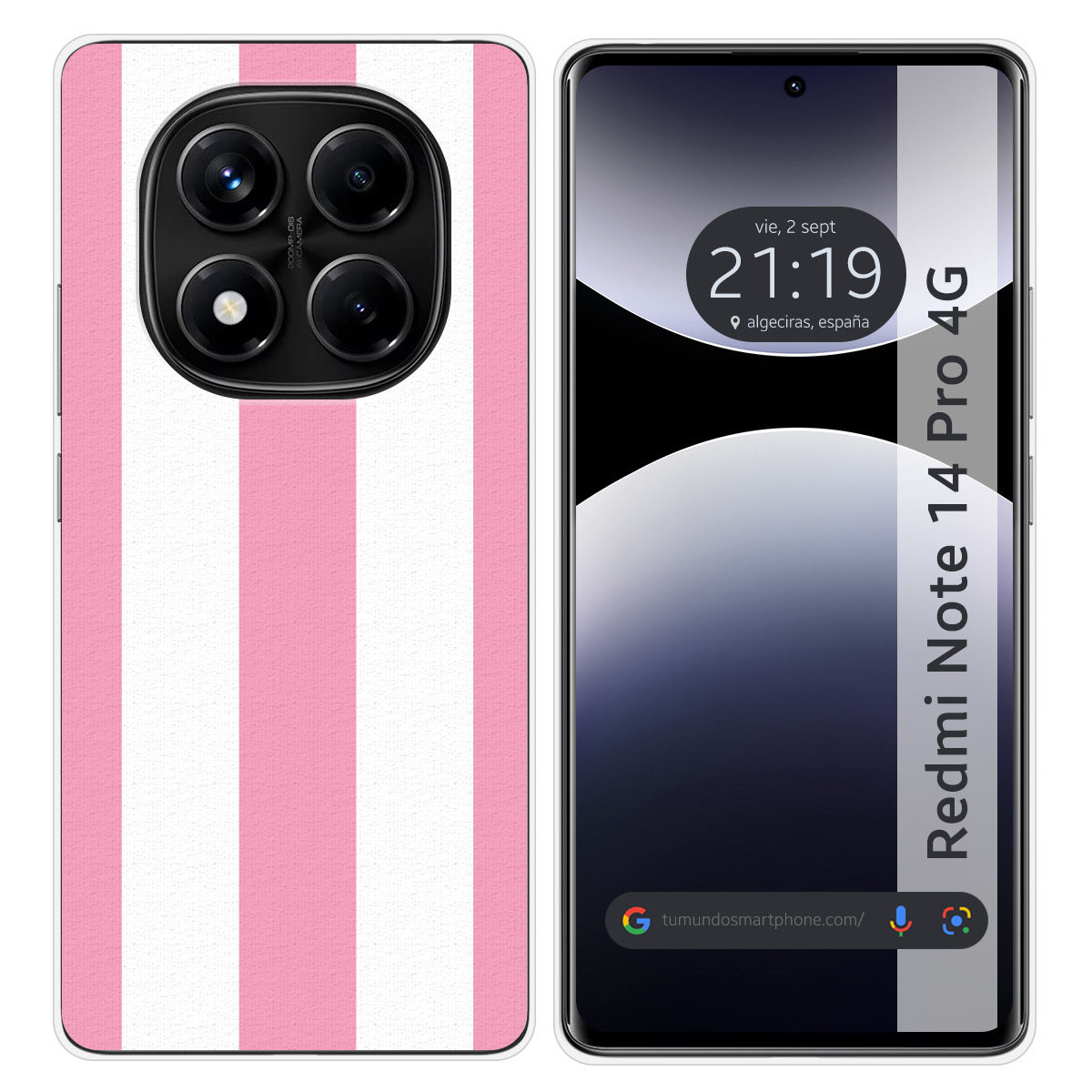 Funda Silicona para Xiaomi Redmi Note 14 Pro 4G...