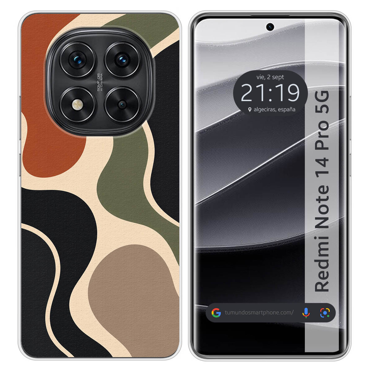 Funda Silicona para Xiaomi Redmi Note 14 Pro 5G...