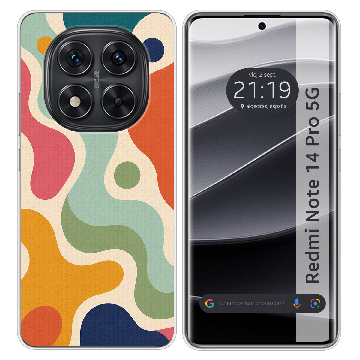 Funda Silicona para Xiaomi Redmi Note 14 Pro 5G...