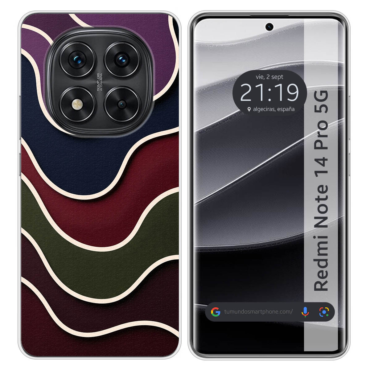 Funda Silicona para Xiaomi Redmi Note 14 Pro 5G...