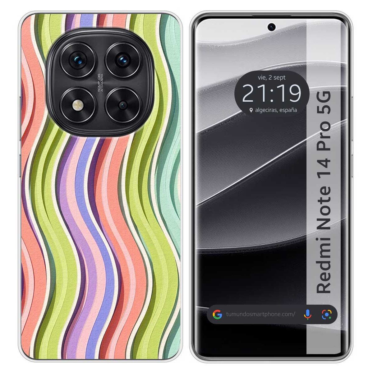 Funda Silicona para Xiaomi Redmi Note 14 Pro 5G...
