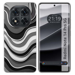 Funda Silicona para Xiaomi Redmi Note 14 Pro 5G diseño...