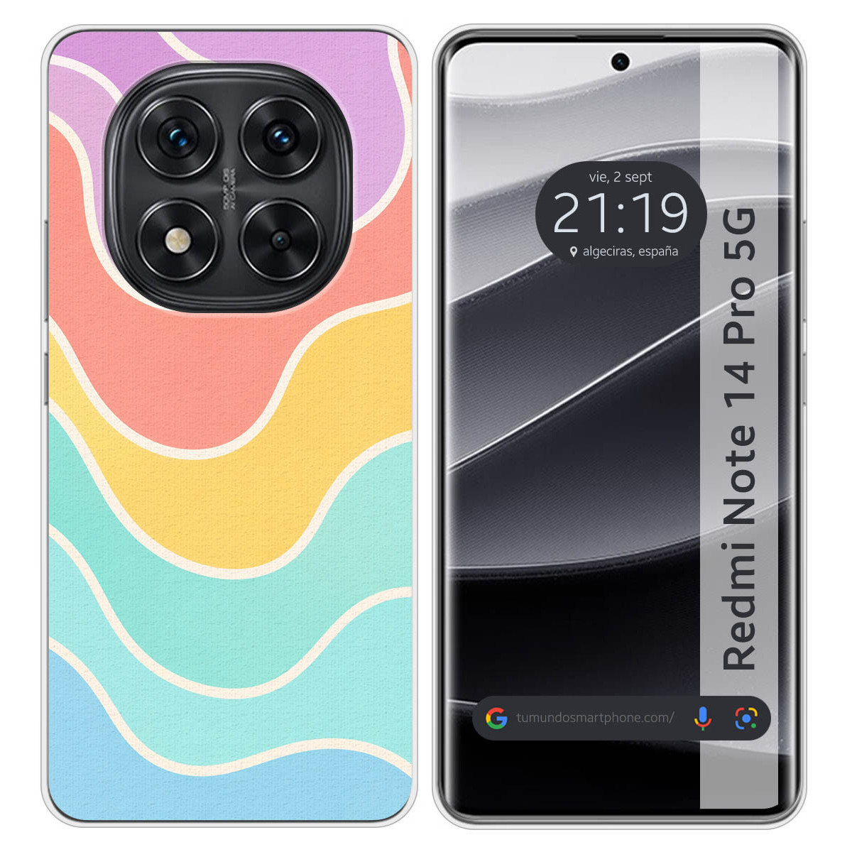 Funda Silicona para Xiaomi Redmi Note 14 Pro 5G...