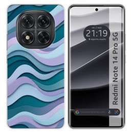 Funda Silicona para Xiaomi Redmi Note 14 Pro 5G diseño...