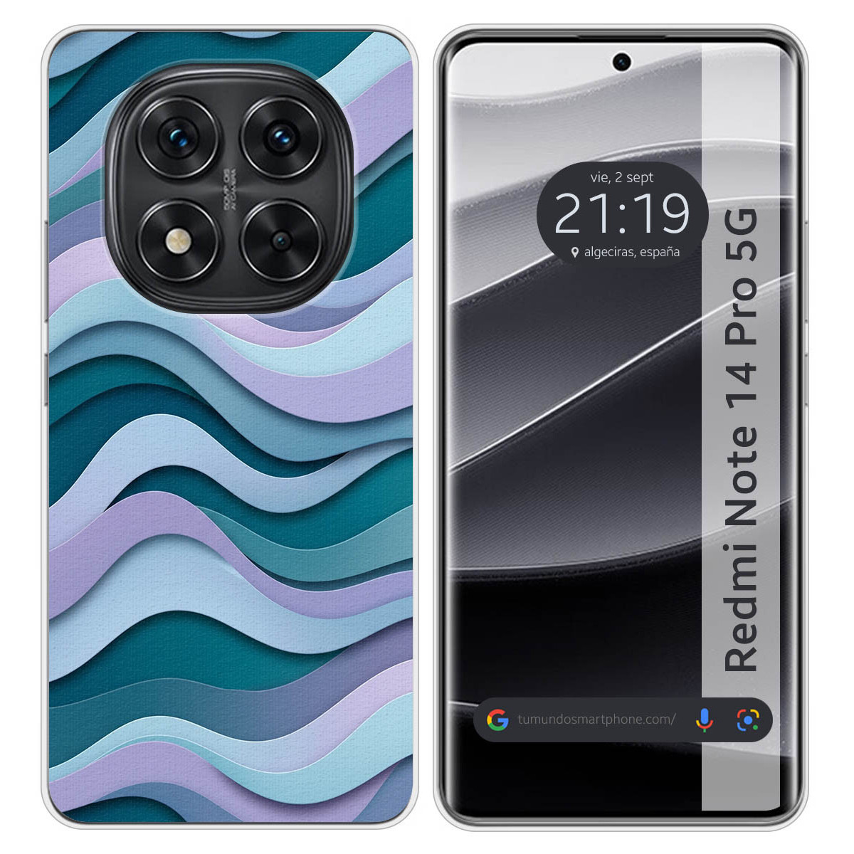 Funda Silicona para Xiaomi Redmi Note 14 Pro 5G...