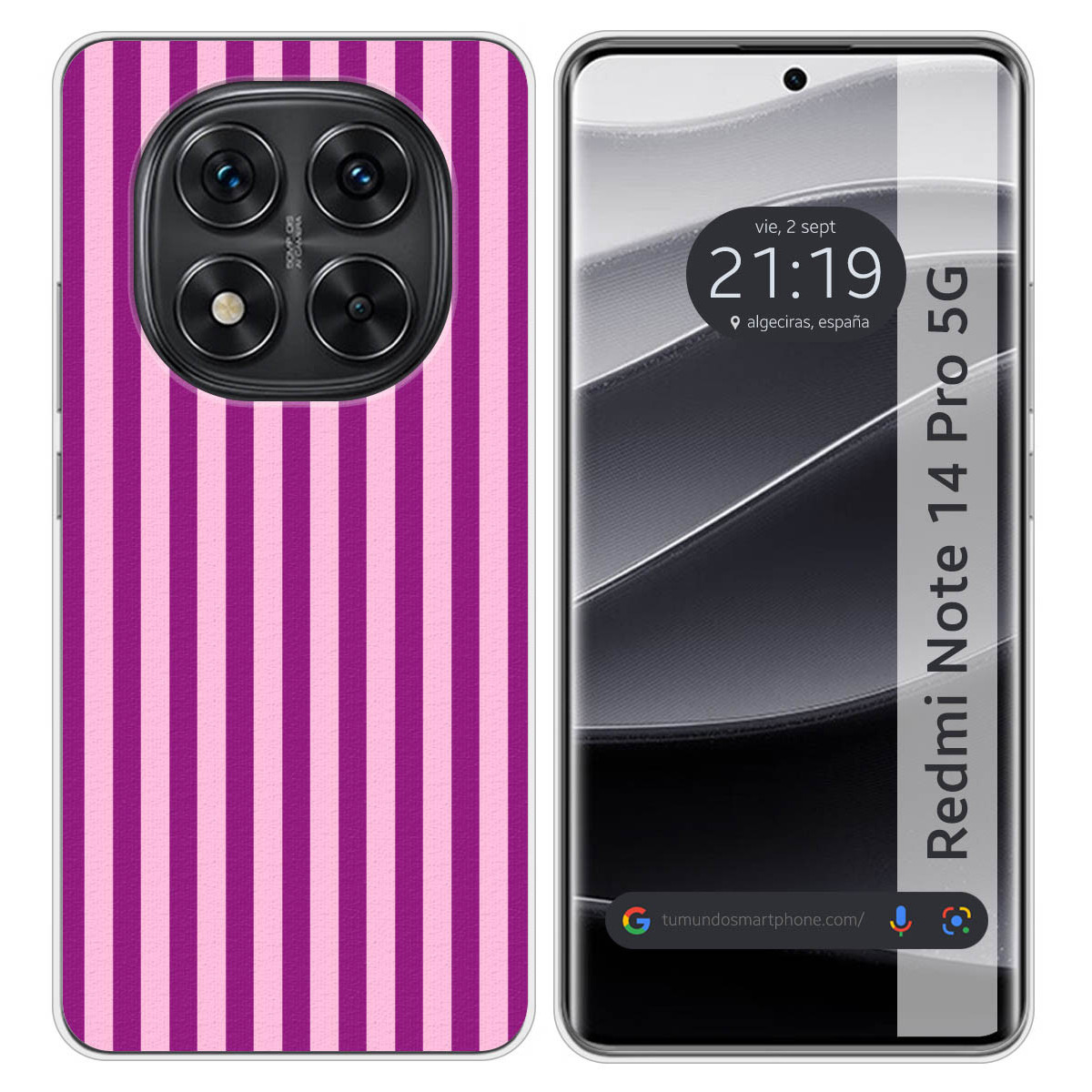 Funda Silicona para Xiaomi Redmi Note 14 Pro 5G...