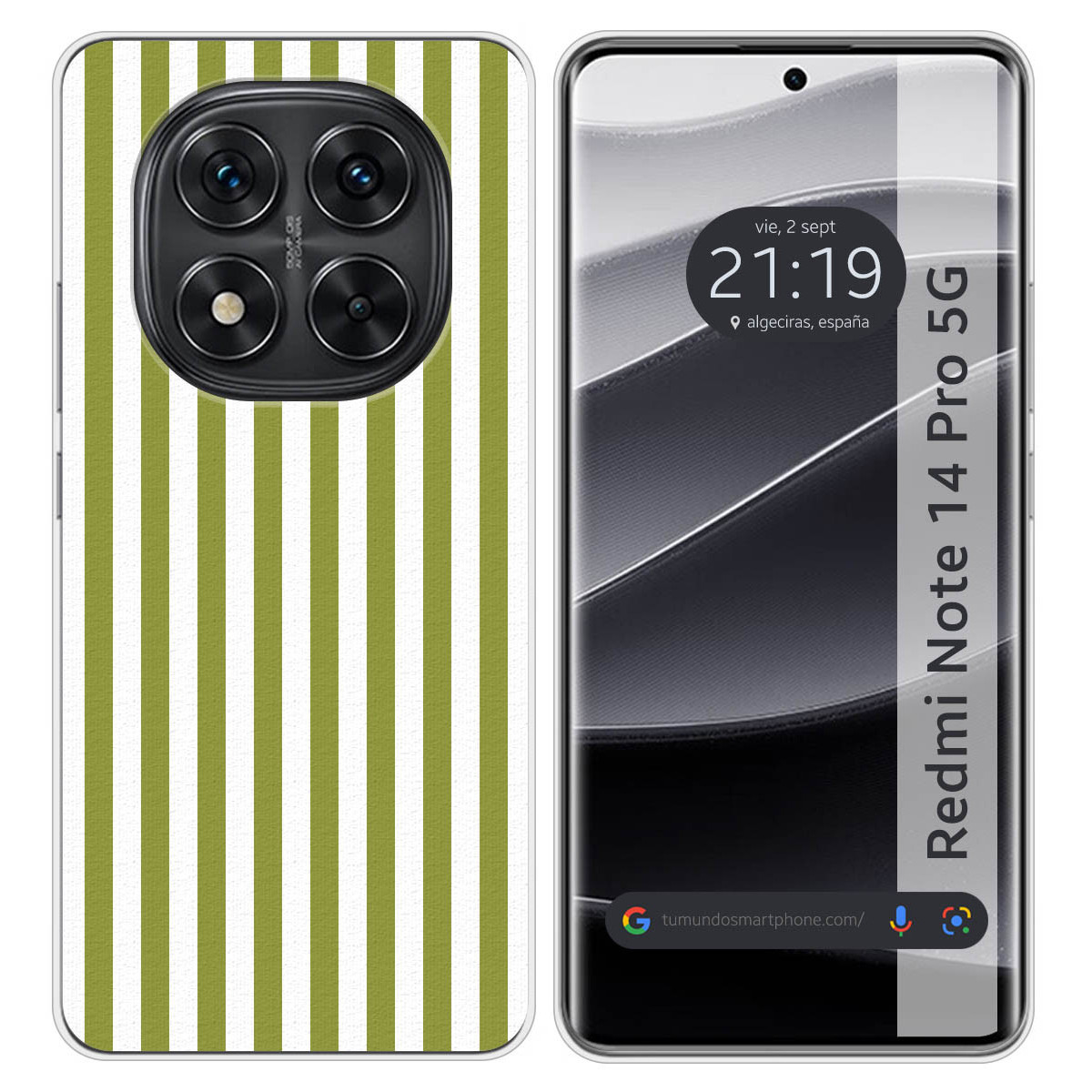 Funda Silicona para Xiaomi Redmi Note 14 Pro 5G...