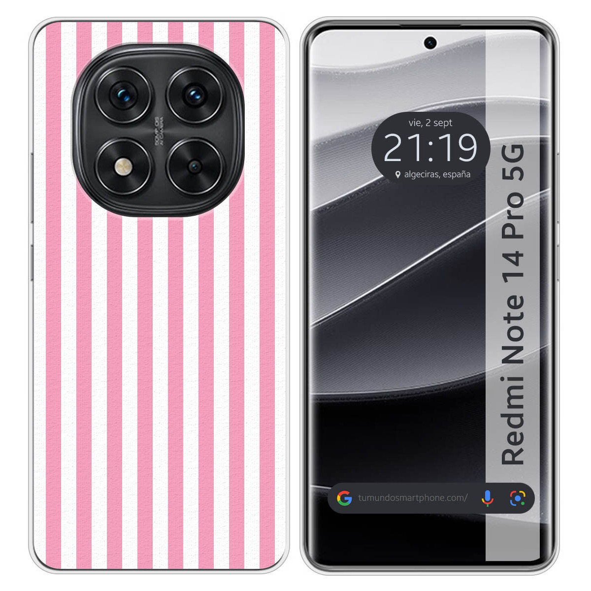 Funda Silicona para Xiaomi Redmi Note 14 Pro 5G...