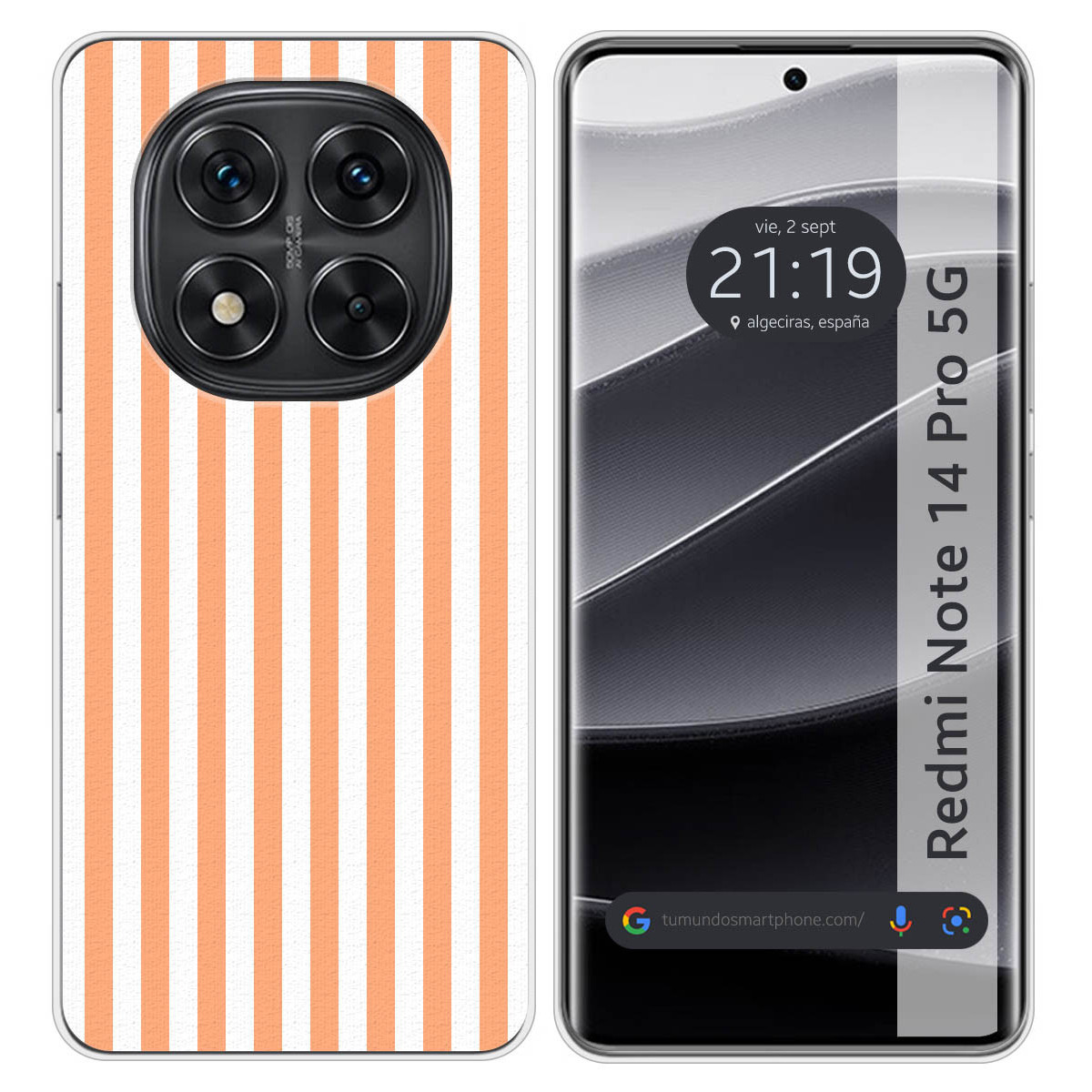 Funda Silicona para Xiaomi Redmi Note 14 Pro 5G...