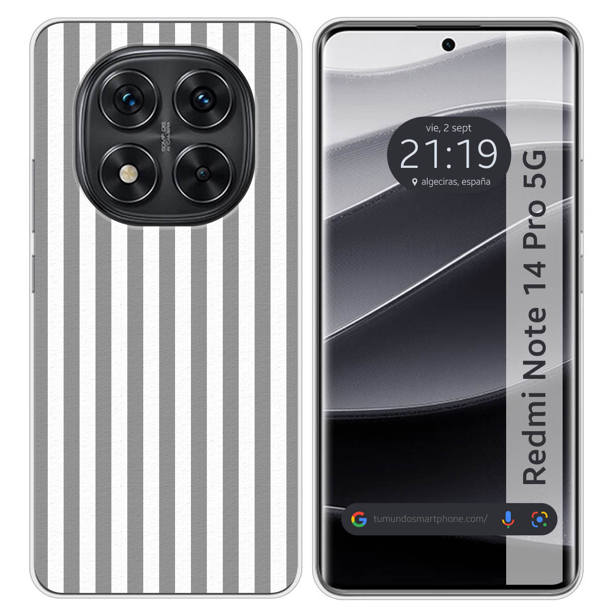Funda Silicona para Xiaomi Redmi Note 14 Pro 5G...