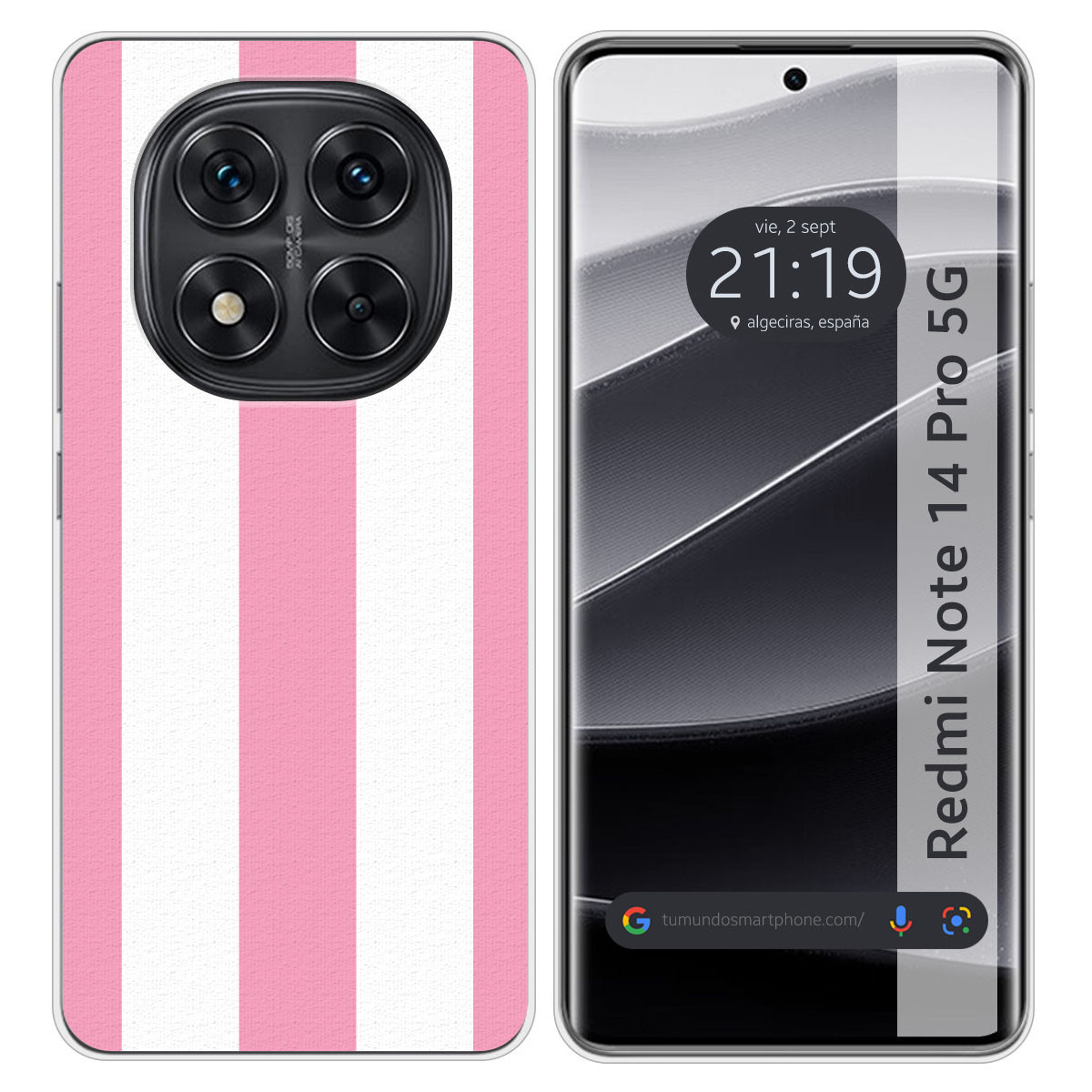 Funda Silicona para Xiaomi Redmi Note 14 Pro 5G...