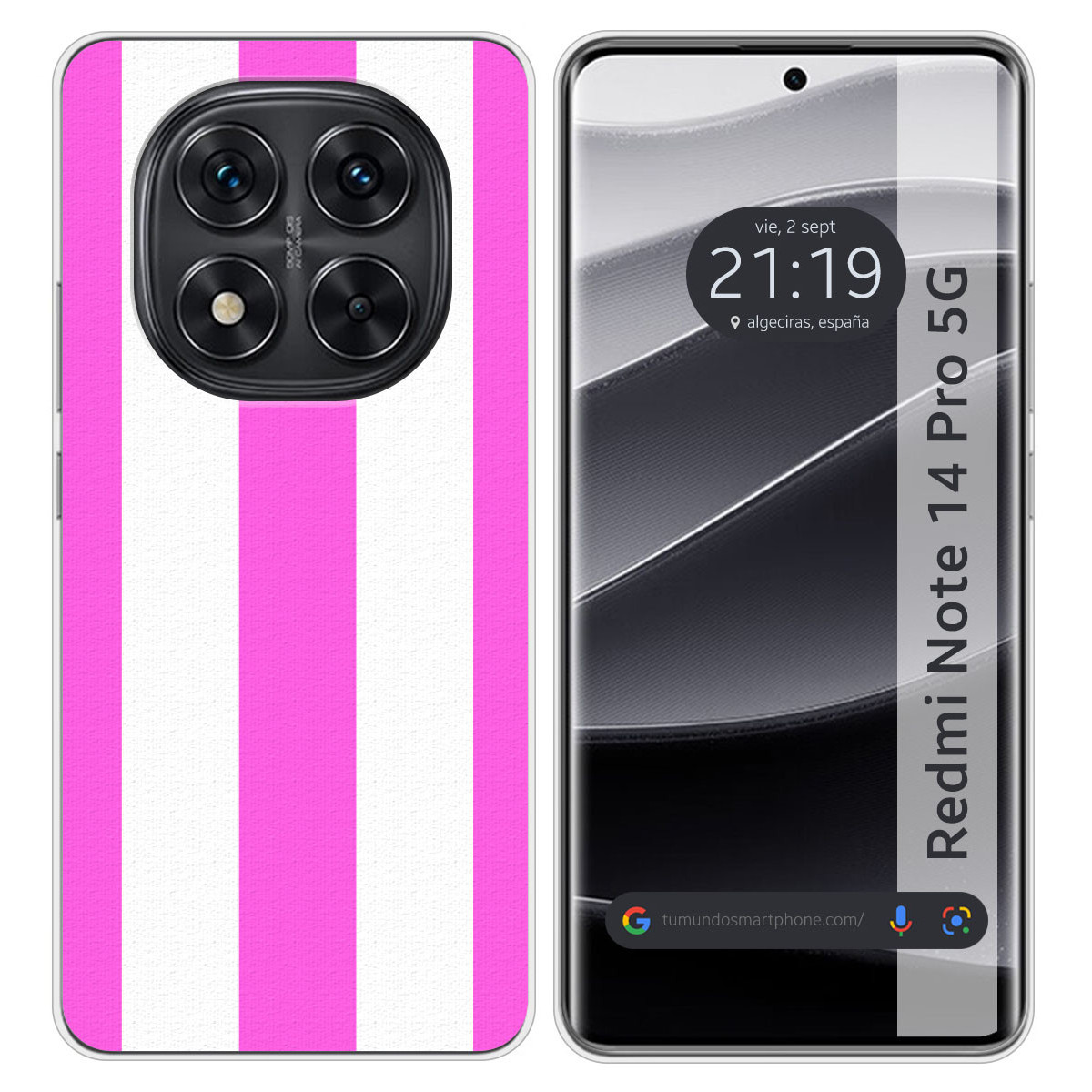 Funda Silicona para Xiaomi Redmi Note 14 Pro 5G...