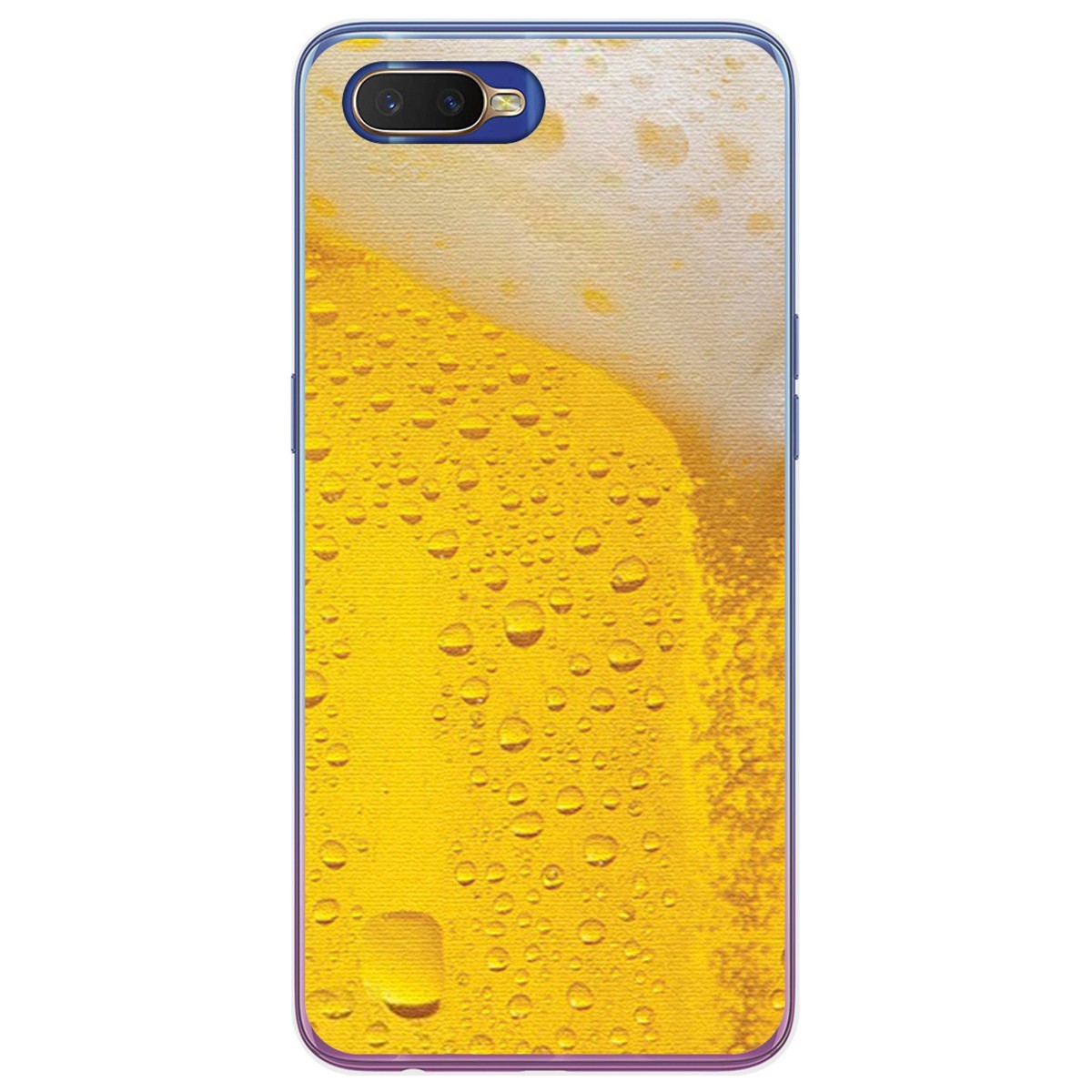 Funda Gel Tpu para Oppo RX17 Neo diseño Cerveza Dibujos