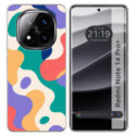 Funda Silicona para Xiaomi Redmi Note 14 Pro+ Plus 5G diseño Splash 01 Dibujos