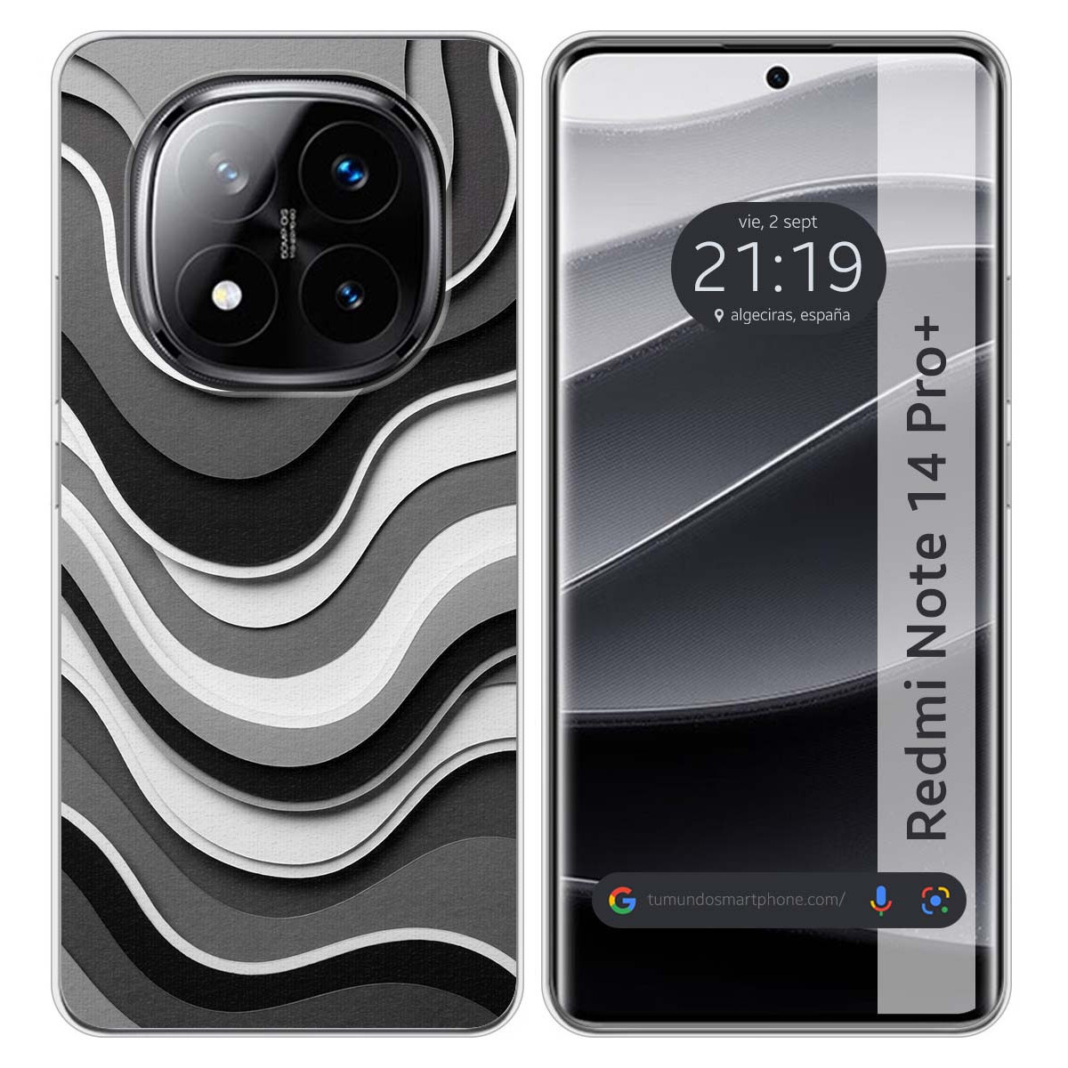 Funda Silicona para Xiaomi Redmi Note 14 Pro+...