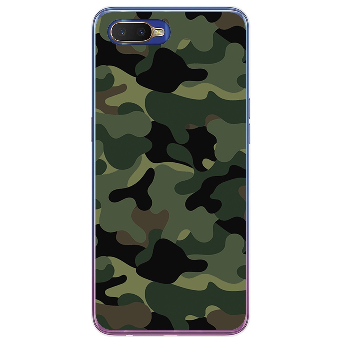 Funda Gel Tpu para Oppo RX17 Neo diseño Camuflaje Dibujos