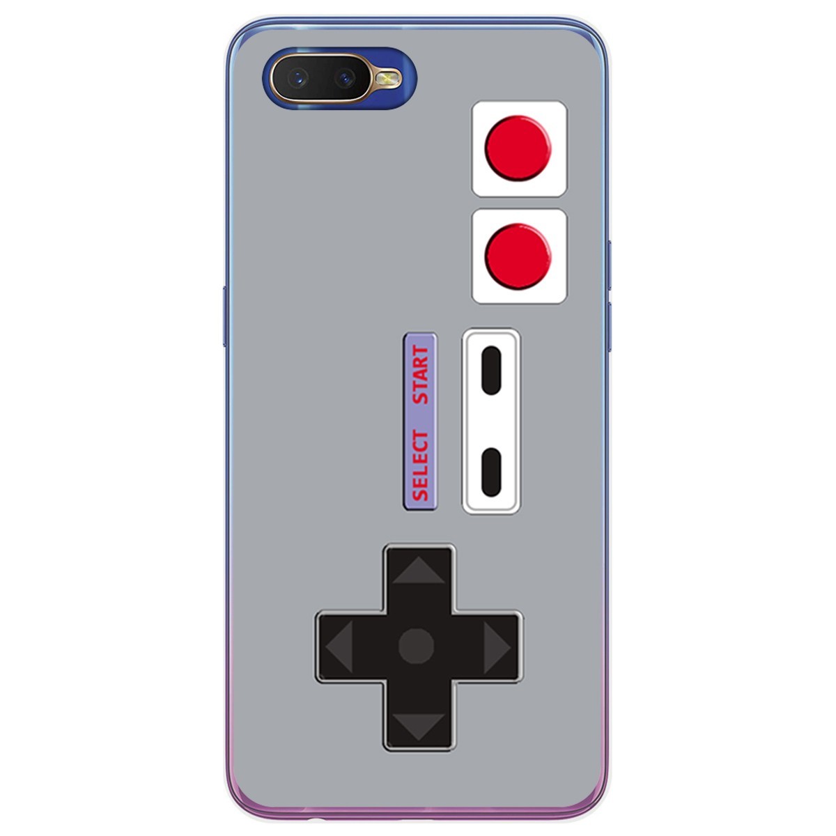 Funda Gel Tpu para Oppo RX17 Neo diseño Consola Dibujos