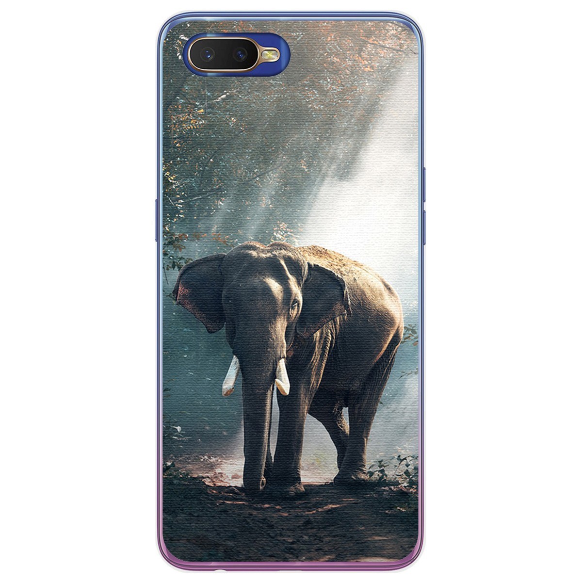 Funda Gel Tpu para Oppo RX17 Neo diseño Elefante Dibujos