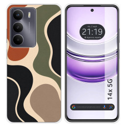 Funda Silicona para Realme 14x 5G diseño Splash 02 Dibujos