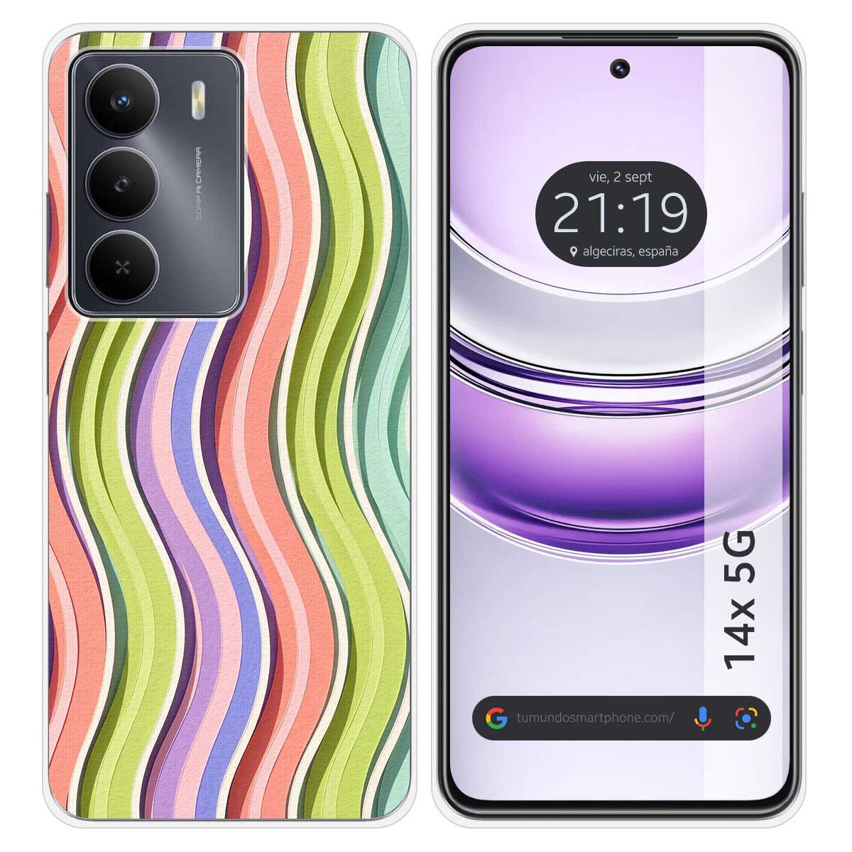 Funda Silicona para Realme 14x 5G diseño Splash 06 Dibujos