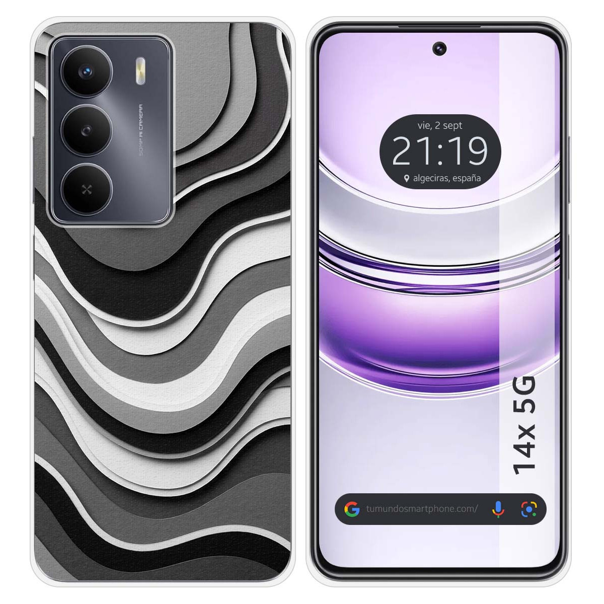 Funda Silicona para Realme 14x 5G diseño Splash 07 Dibujos
