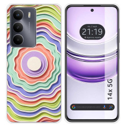 Funda Silicona para Realme 14x 5G diseño Splash 08 Dibujos